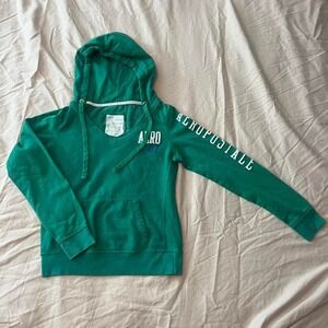 Aeropostale Women's Green Hoodie